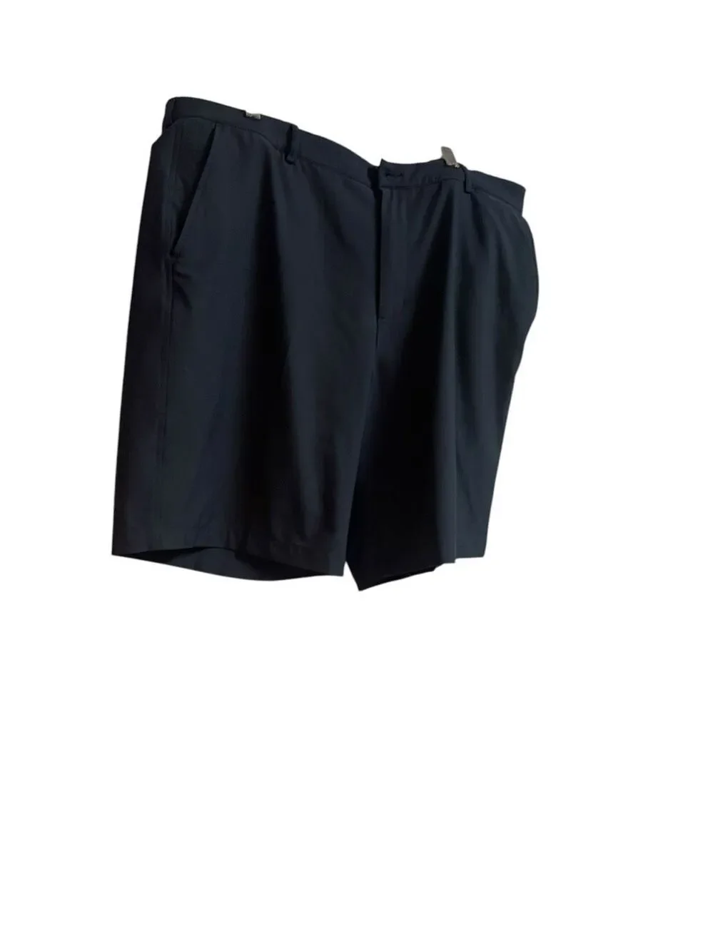 Dunning Mens Black Flat Front Athletic Golf Shorts Size 40